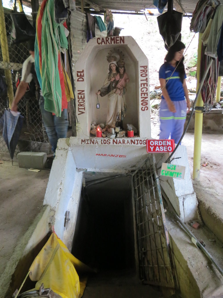 Entrance to mine in Segovia