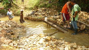 Artisanal mine in Antioquia