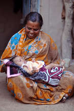 Pushpa and baby