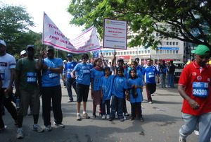 Children from our libraries spreading the message