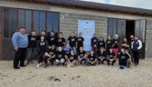 International volunteers at Peace farm