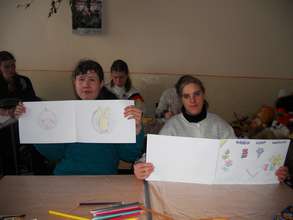 The first works by Nadia and Olga