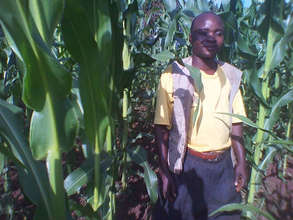 CKW Wilson Kyalissima in his field of maize