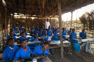 Kids from the community at Primary School