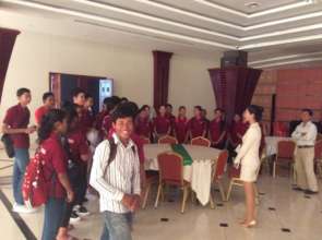 Visit at Pacific  in Meeting Hall