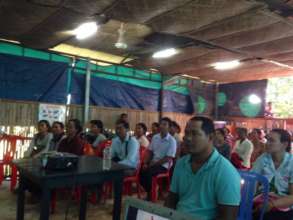 Parents in the parent meeting