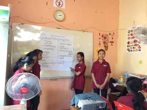 Life skill students present about communication