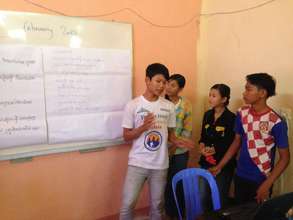 LS students present their results from discussion