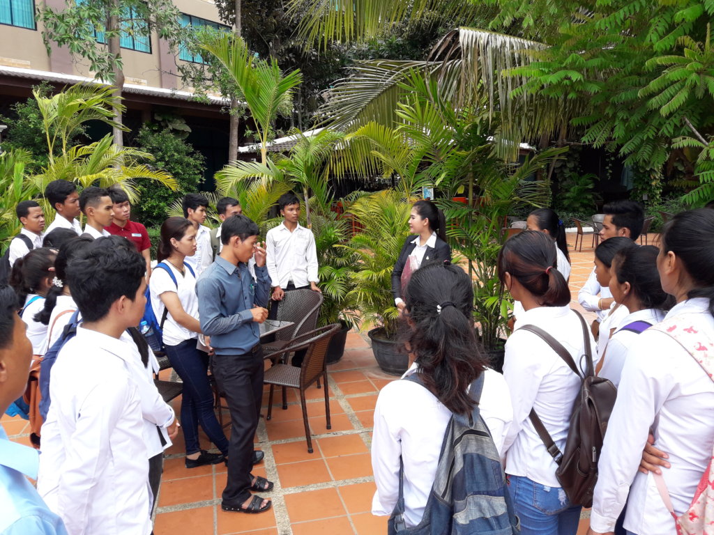 Introduction stage at Pacific hotel