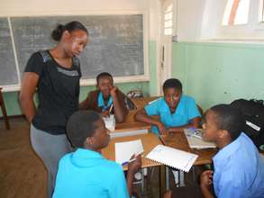Lead Us Today students in training with a mentor