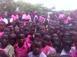 Local school where we support more than 100 kids