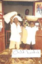 Child headed households receiving food