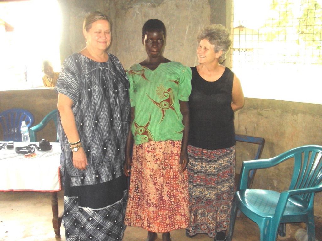 a vulnerable lady center supported by the project