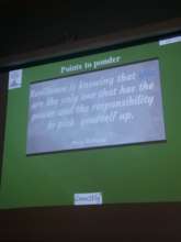 Discussion on resilience