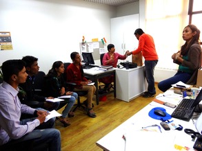 Mentoring session with Ubisoft volunteers