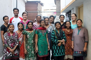 Staff with Bunty Pai, new Program Director