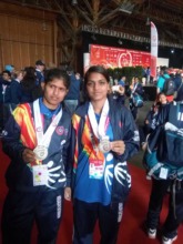Ranjana and her bronze medal!