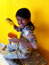 Education Centre painting party