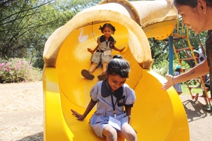 Fun on the slides