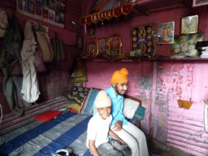 Vardhan with his younger brother