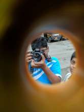 Students trying photography