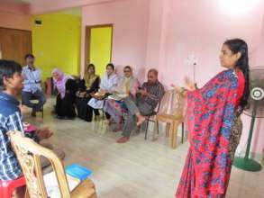 Ms. Nighat Shamim conducting the session