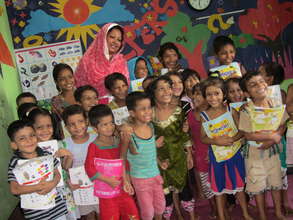 Students with Shayla Azeem