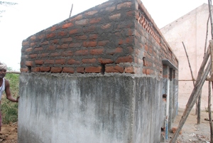 Renovation of toilet in Chennai Venmani school
