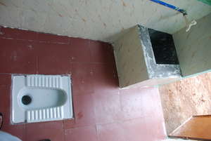 Private latrine in school for girls