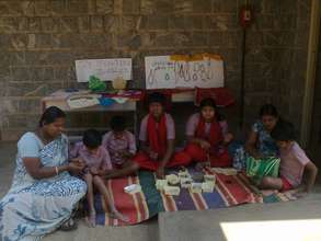 Craft work by Divine Light children