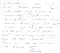 Teachers thank you letter