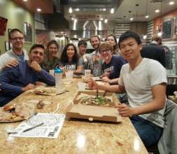 Chapter members at our Eat-to-Feed Fundraiser