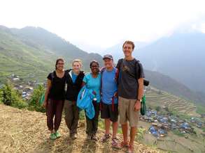 GROW interns in Serthung, Nepal