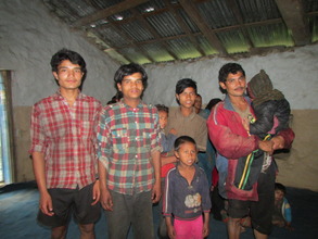Families selected for the goat program