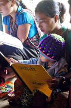 Mother and child at a women's empowerment class