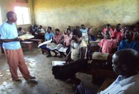 Pupils of Wianaka P7 during a school sensitization