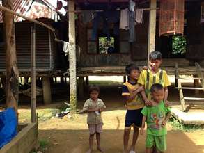 Ethnic children in Pa Nho need school uniforms