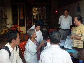 Weekly gathering at home of Peer Educator