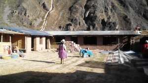 The new classrooms at the back