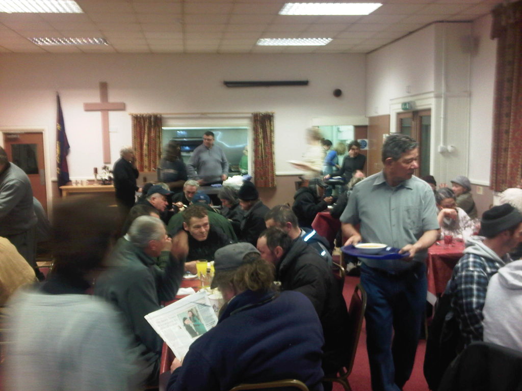 Food and Fellowship for the Homeless in London