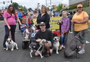 Some of the Pack in the Hazel Dell Parade