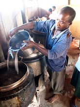 Plenty of water for cooking
