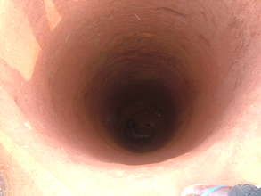 Digging the hole