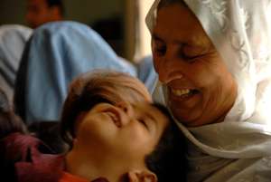 Mother and child at Clinic