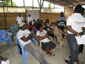 Master craftsmen during training
