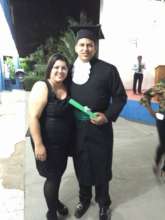 Neto with his professor