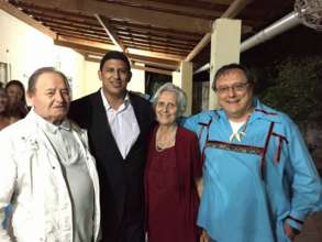 Neto with Father Rino & Father Rino's parents