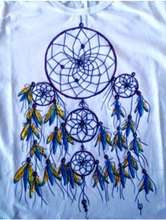 another shirt by Benicio w/indigenous theme