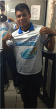 Juca wearing his IT program uniform
