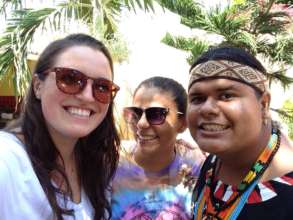 Ruth & Benicio with Global Giving's Natalie R.